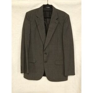 Burberrys' Men's 2-Piece Gray Suit 42R 36x30 Pants Wool LStrauss Vintage